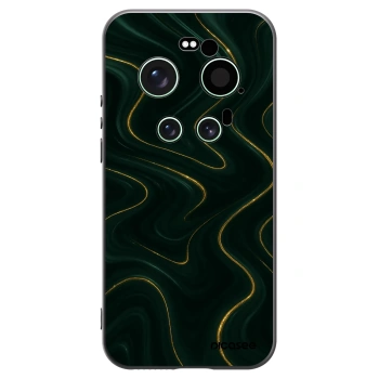 Picasee Μαύρη θήκη σιλικόνης για Xiaomi 17 Ultra - Vawes