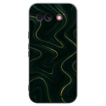 Picasee Μαύρη θήκη σιλικόνης για Google Pixel 10a - Vawes