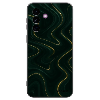 Picasee Μαύρη θήκη σιλικόνης για Samsung Galaxy A37 - Vawes