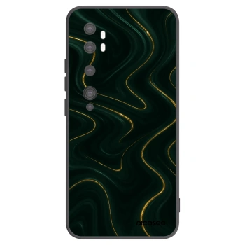 Picasee Μαύρη θήκη σιλικόνης για Xiaomi Mi Note 10 (Pro) - Vawes