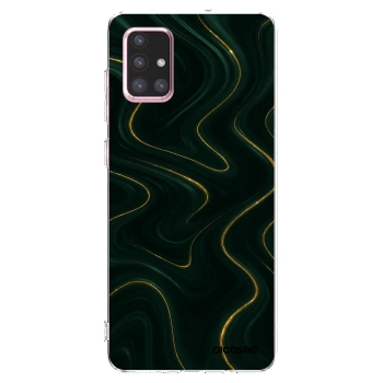 Picasee διαφανής θήκη σιλικόνης Samsung Galaxy A71 A715F - Vawes