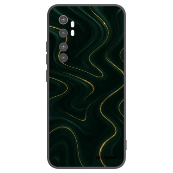 Picasee Μαύρη θήκη σιλικόνης για Xiaomi Mi Note 10 Lite - Vawes