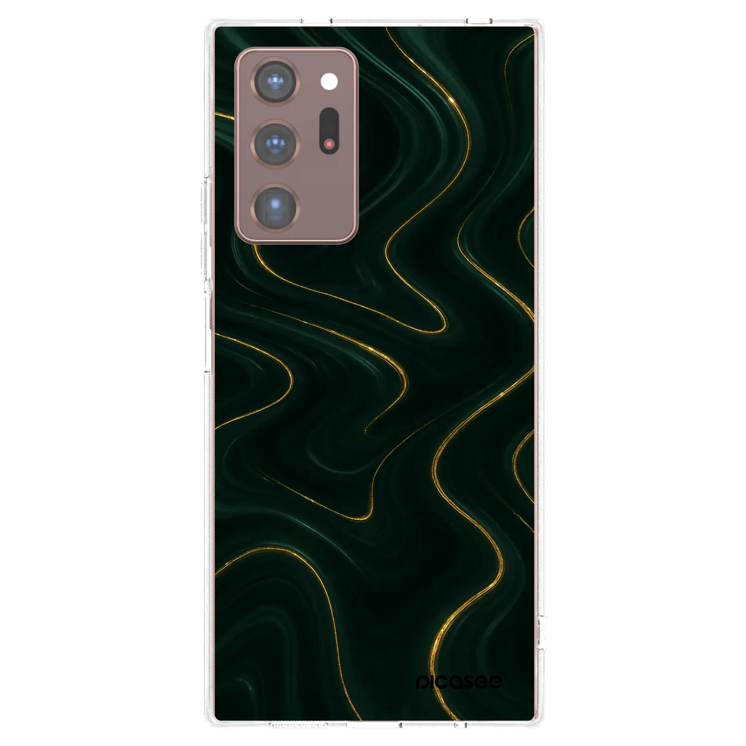 Picasee διαφανής θήκη σιλικόνης Samsung Galaxy Note 20 Ultra - Vawes