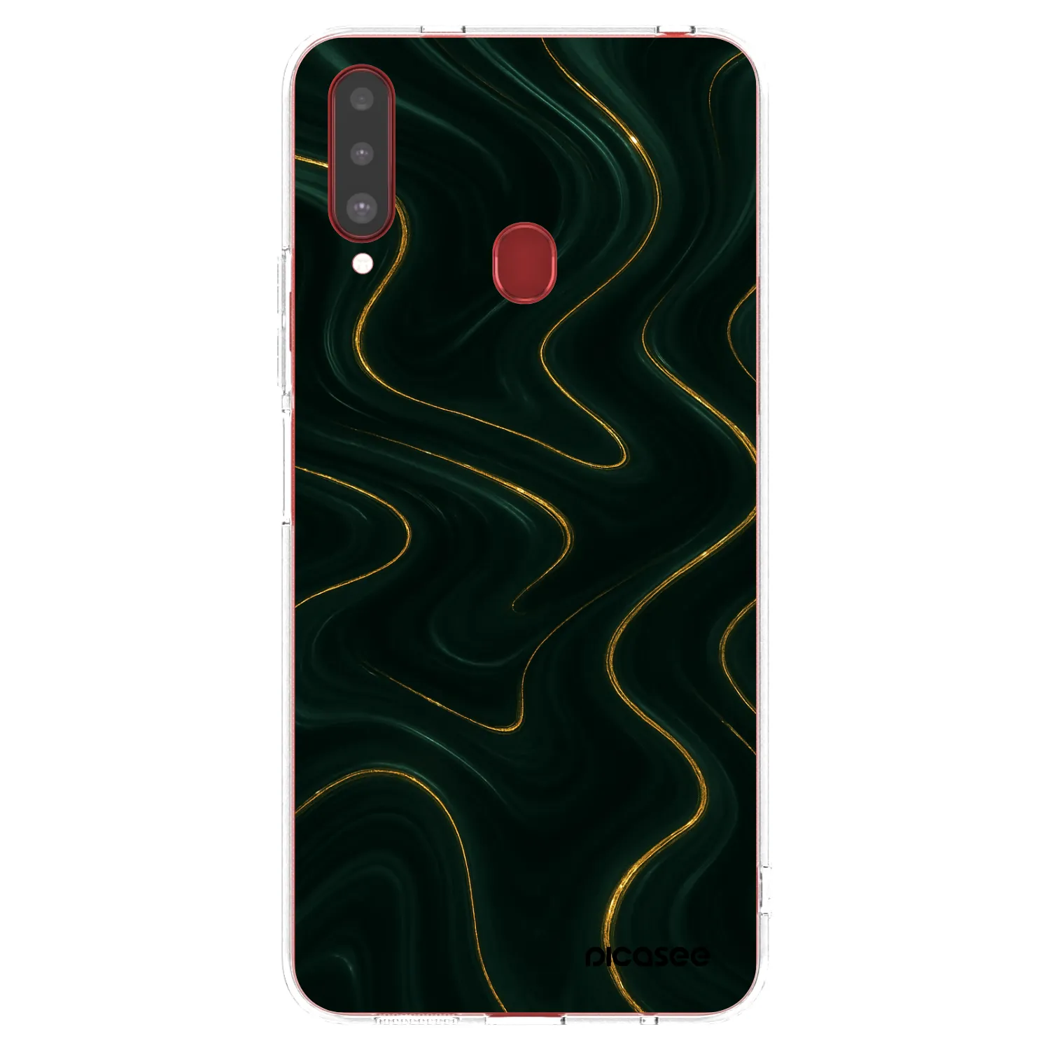 Picasee διαφανής θήκη σιλικόνης Samsung Galaxy A20s - Vawes