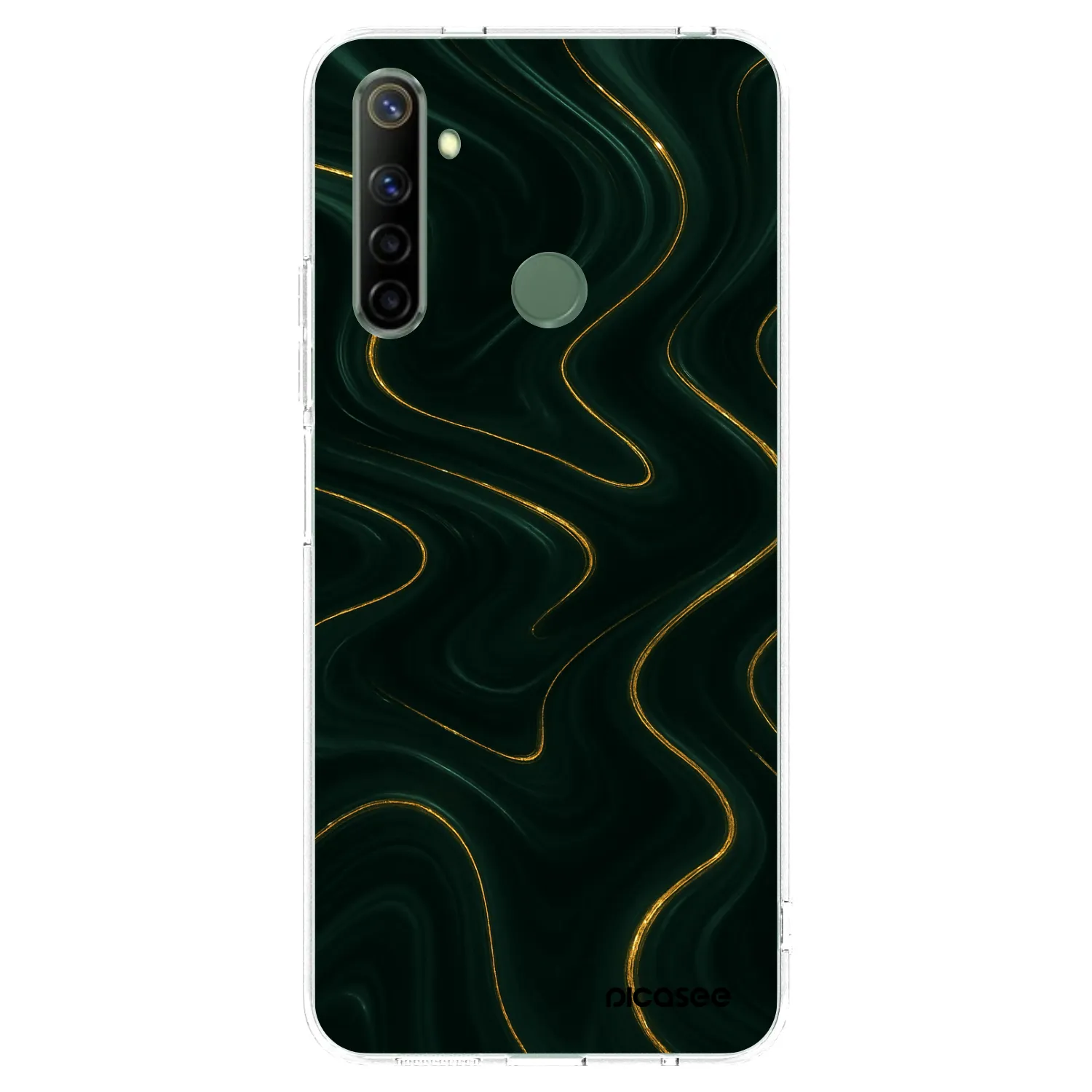 Picasee διαφανής θήκη σιλικόνης Realme 6i - Vawes