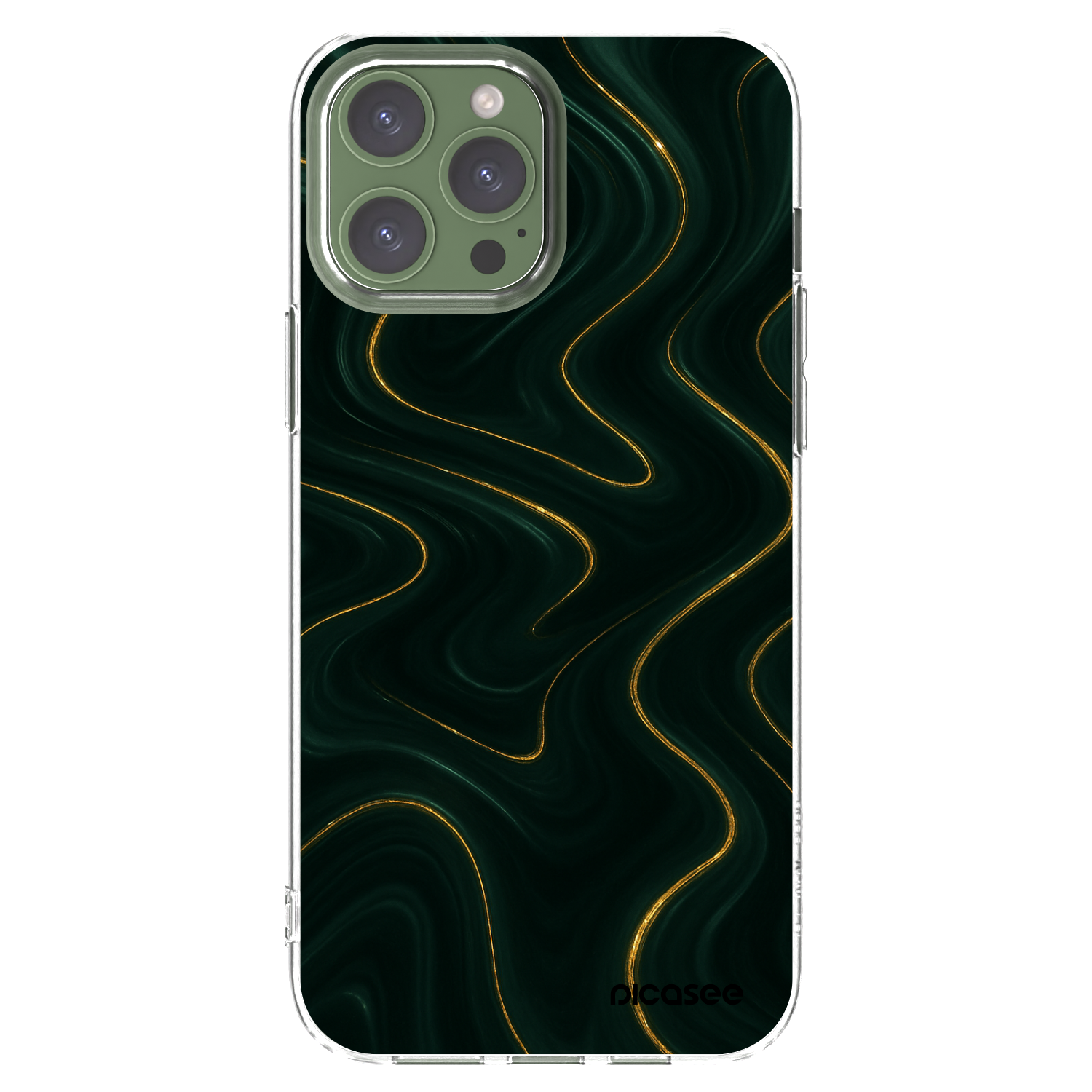 Picasee διαφανής θήκη σιλικόνης Apple iPhone 13 Pro Max - Vawes