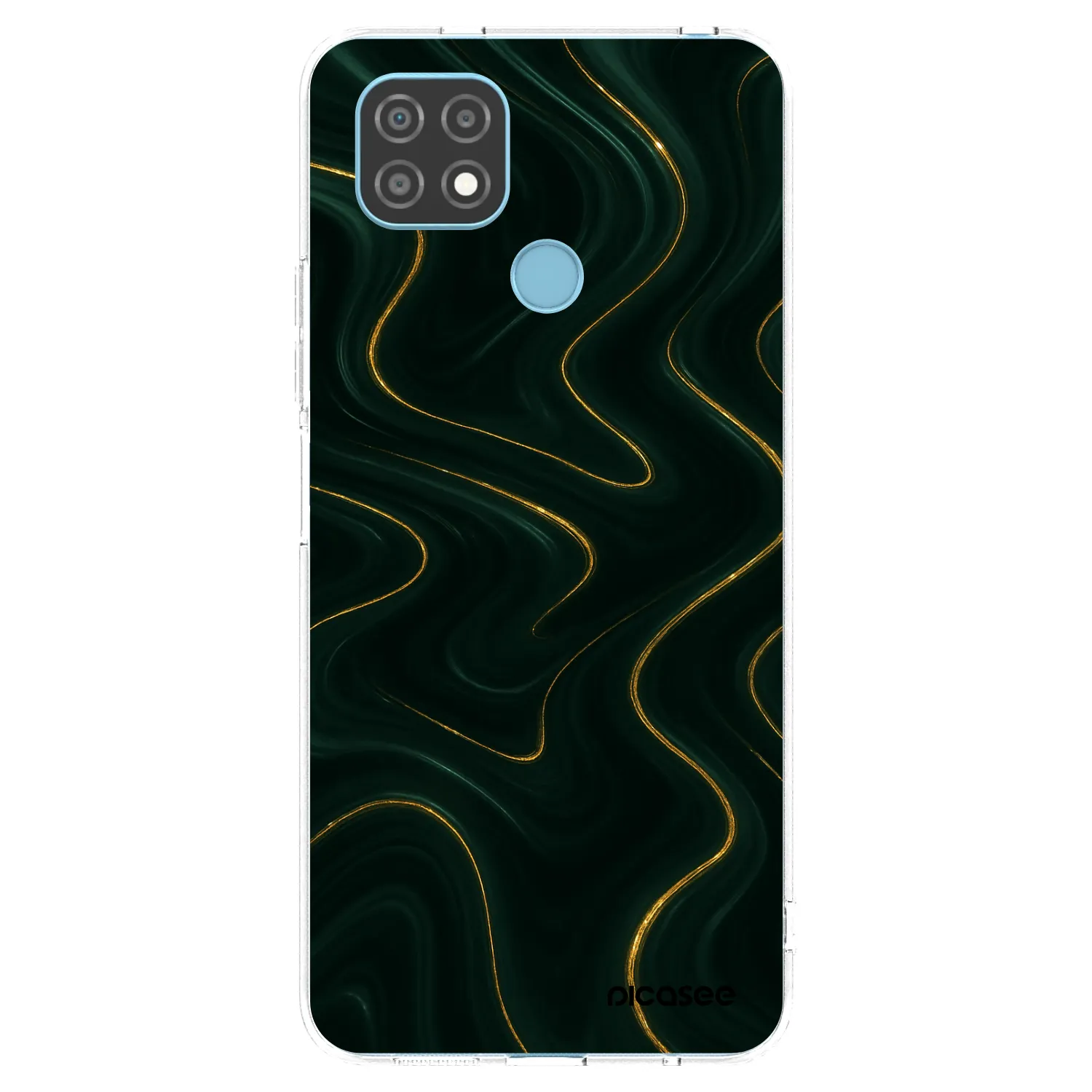 Picasee διαφανής θήκη σιλικόνης Realme C21 - Vawes