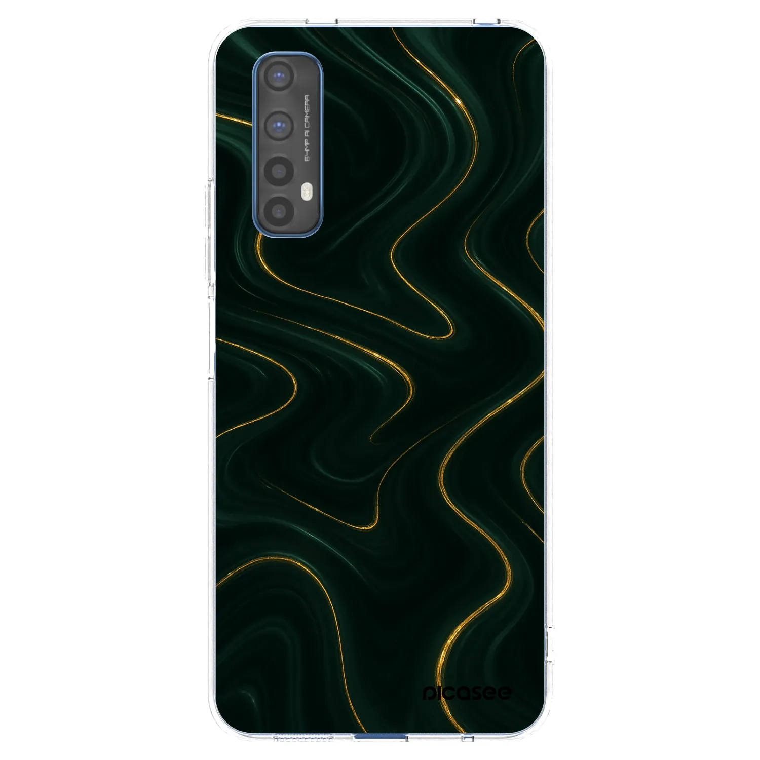 Picasee διαφανής θήκη σιλικόνης Realme 7 - Vawes