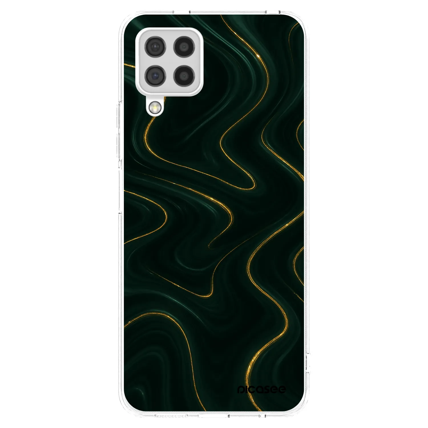 Picasee διαφανής θήκη σιλικόνης Samsung Galaxy A22 A225F 4G - Vawes