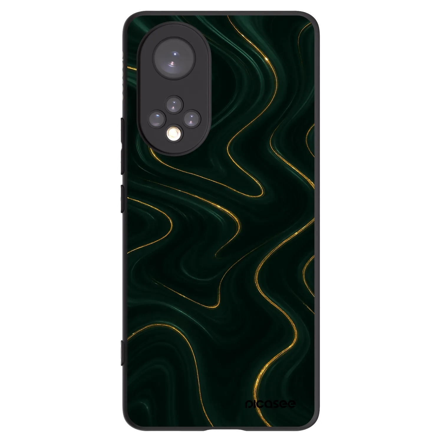 Picasee Μαύρη θήκη σιλικόνης για Huawei Nova 9 - Vawes