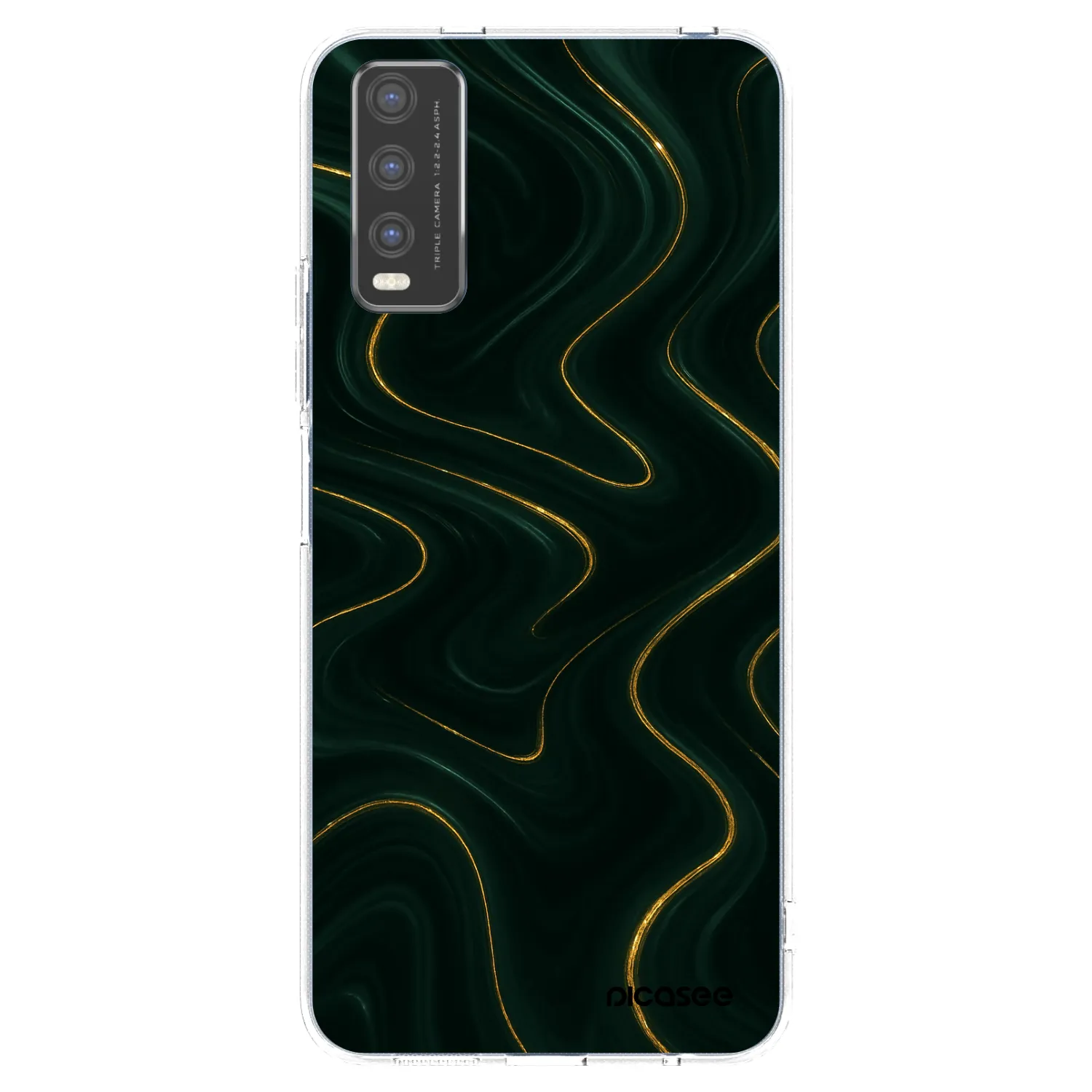 Picasee διαφανής θήκη σιλικόνης Vivo Y20s - Vawes