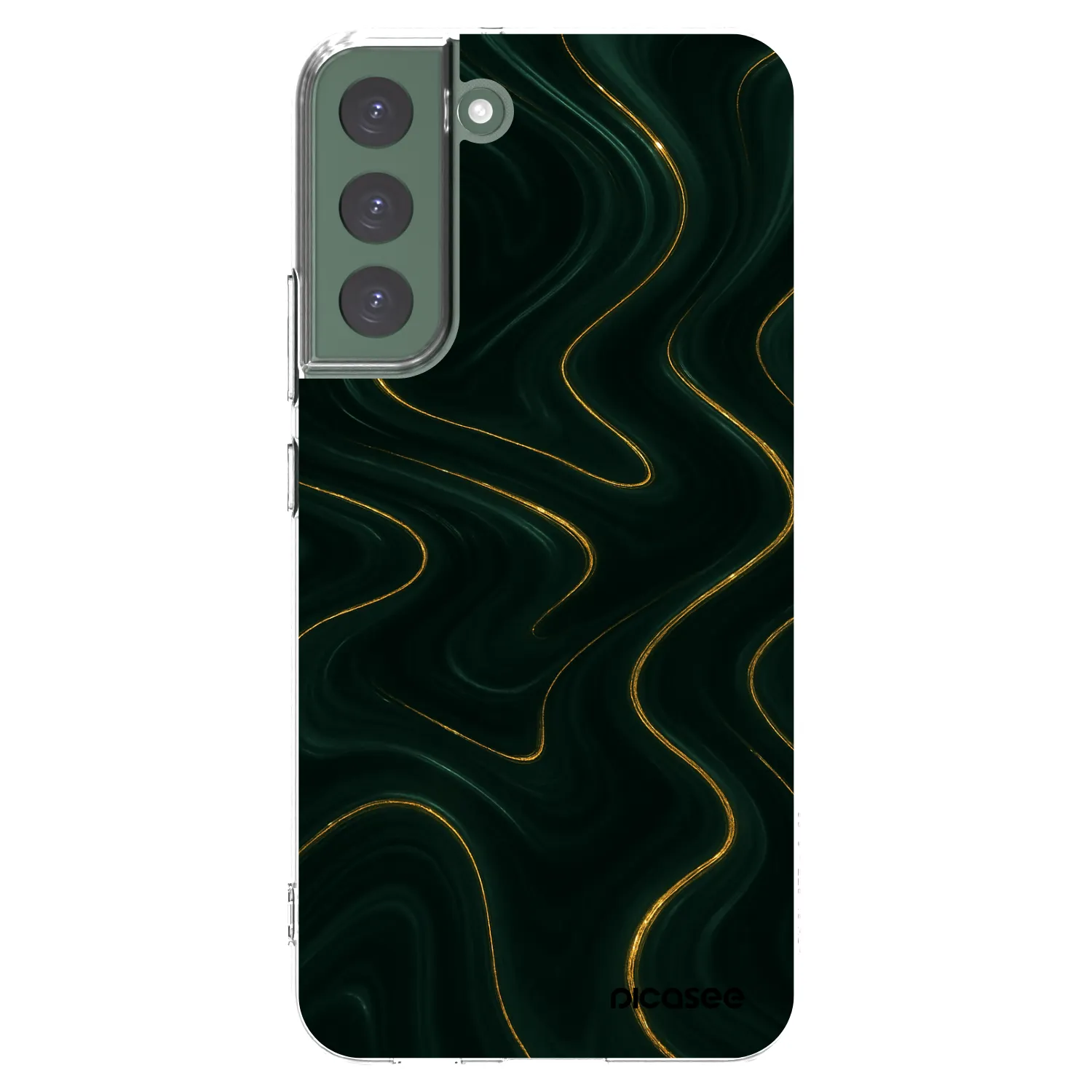 Picasee διαφανής θήκη σιλικόνης Samsung Galaxy S22+ 5G - Vawes