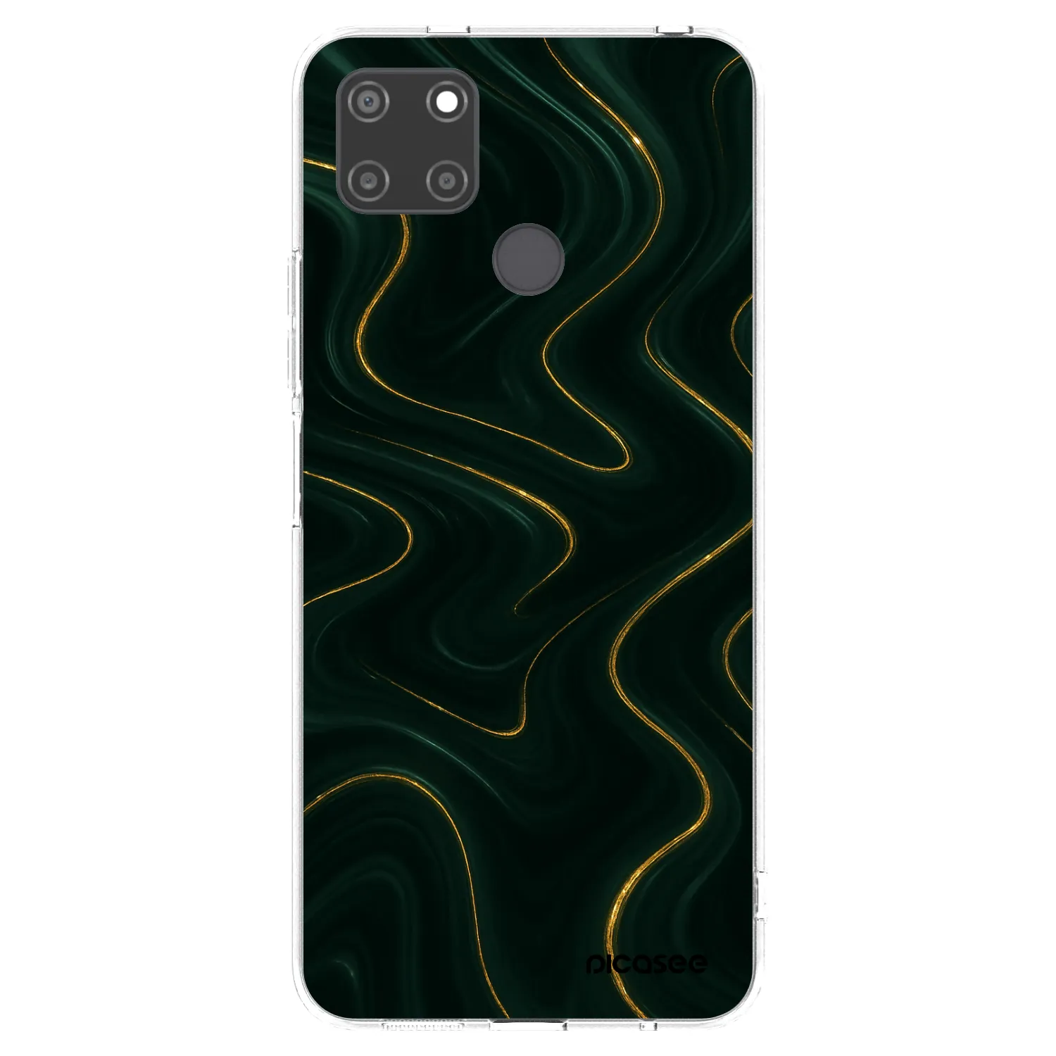 Picasee διαφανής θήκη σιλικόνης Realme C21Y - Vawes