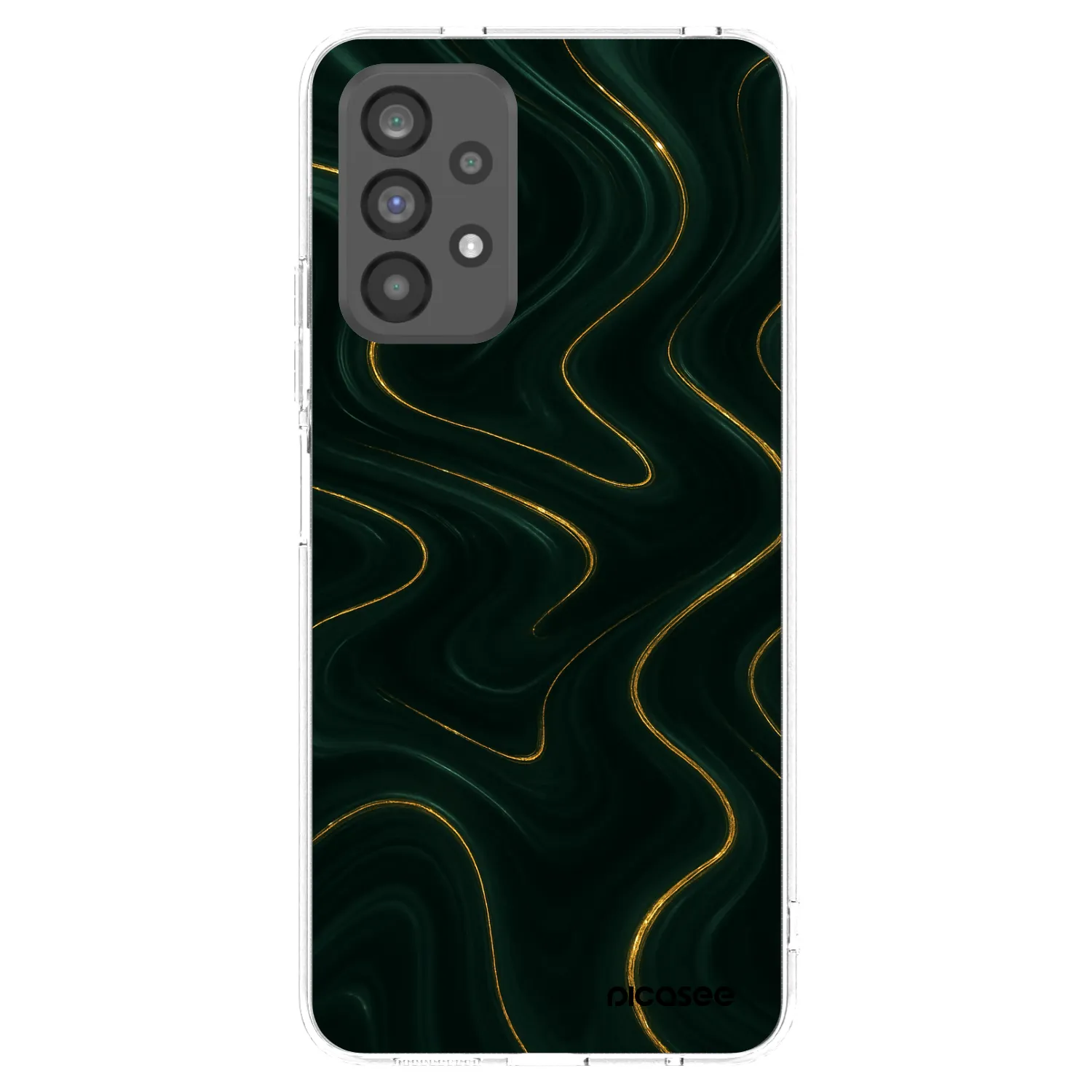 Picasee διαφανής θήκη σιλικόνης Samsung Galaxy A73 5G - Vawes