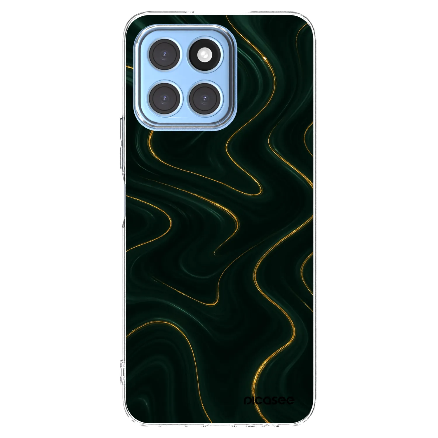 Picasee διαφανής θήκη σιλικόνης Honor X8 5G - Vawes