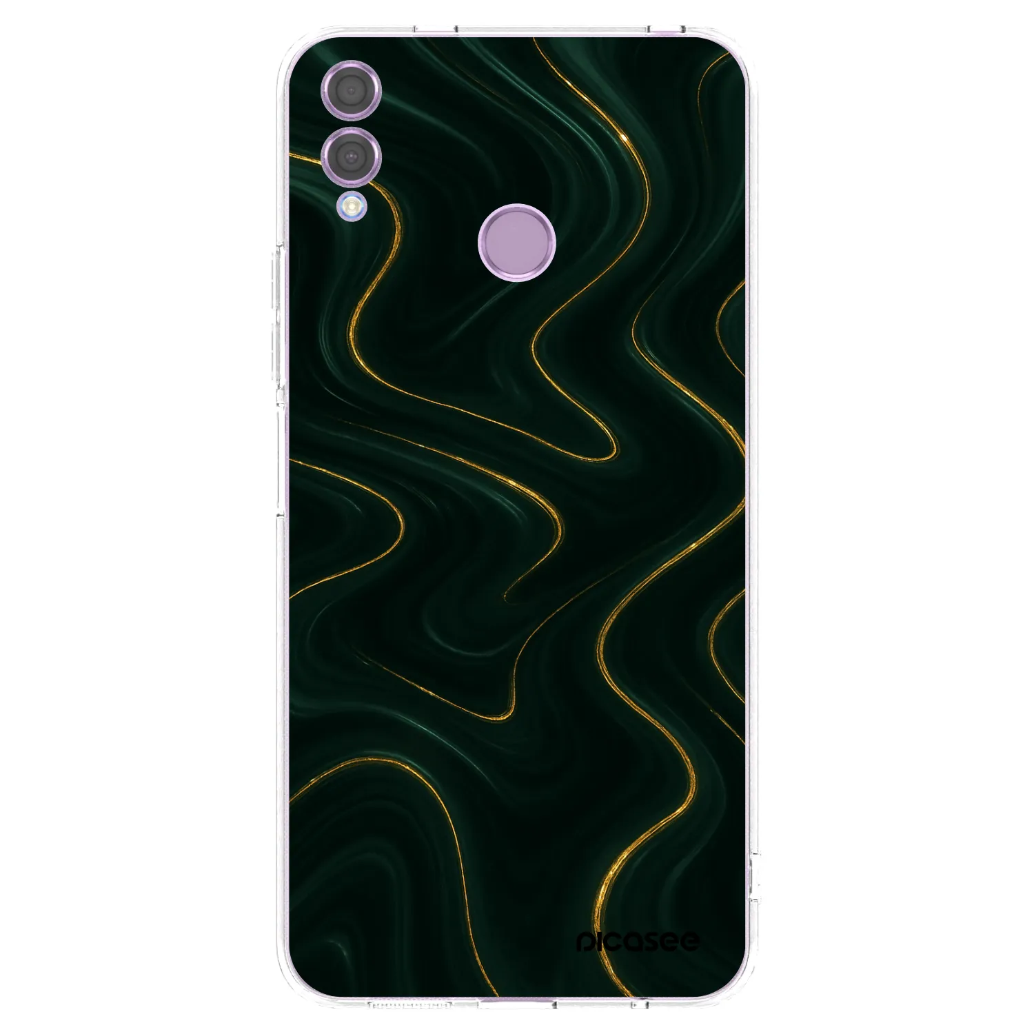 Picasee διαφανής θήκη σιλικόνης Honor 8X - Vawes