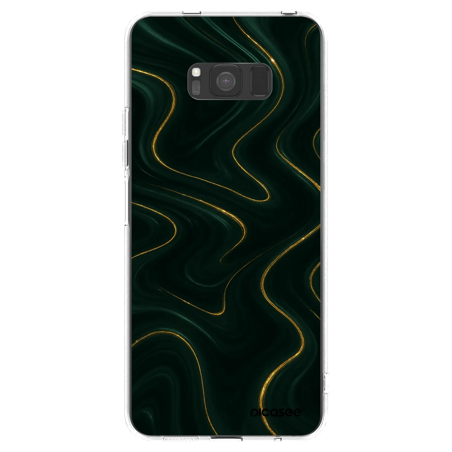 Picasee διαφανής θήκη σιλικόνης Samsung Galaxy S8 G950F - Vawes