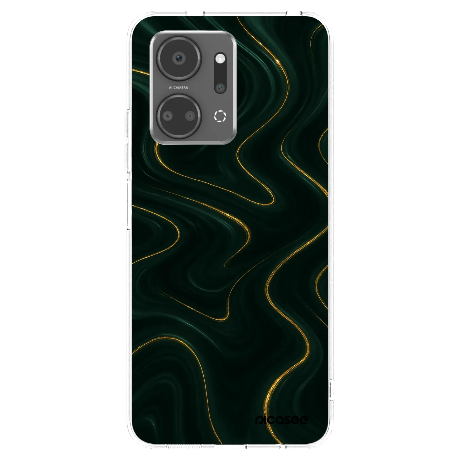 Picasee διαφανής θήκη σιλικόνης Honor X7a - Vawes