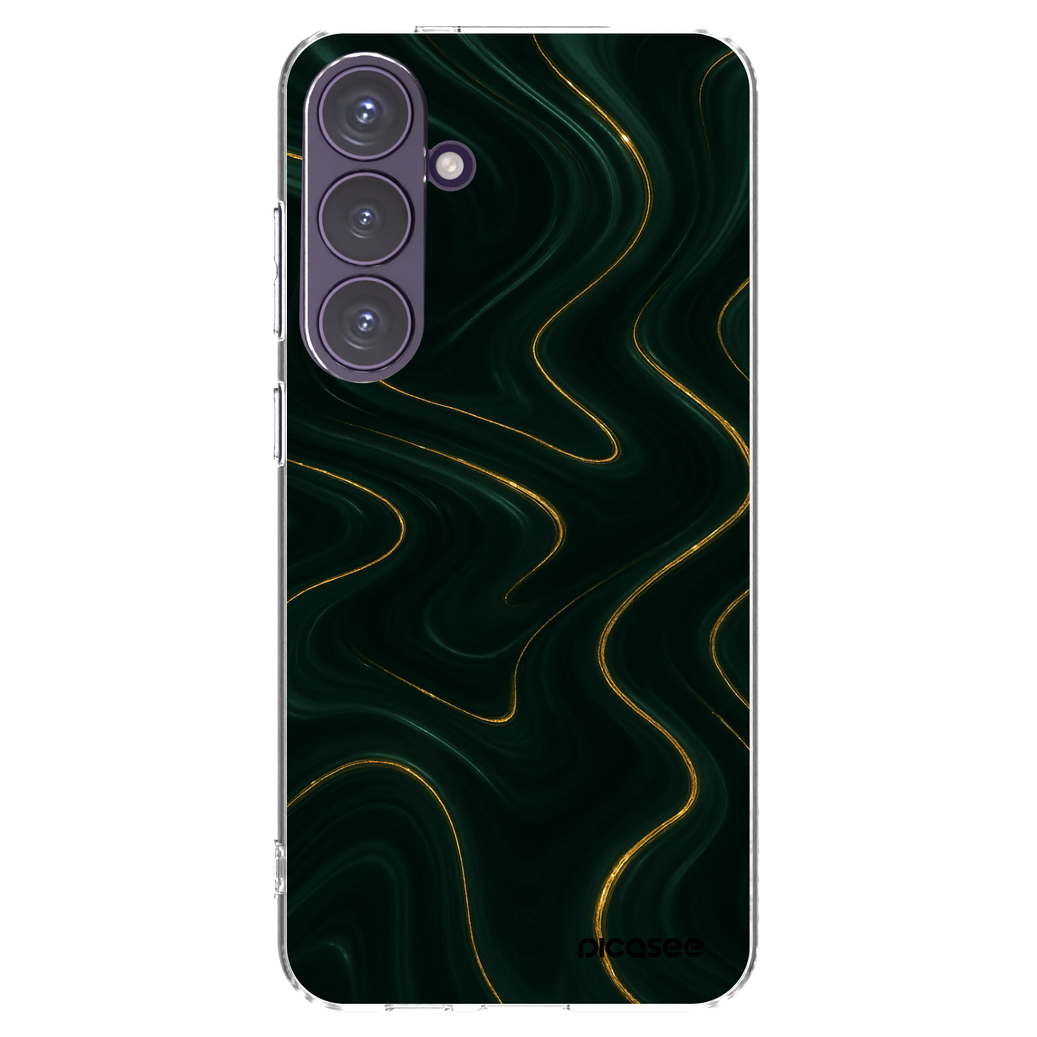 Picasee διαφανής θήκη σιλικόνης Samsung Galaxy S24+ S926B 5G - Vawes