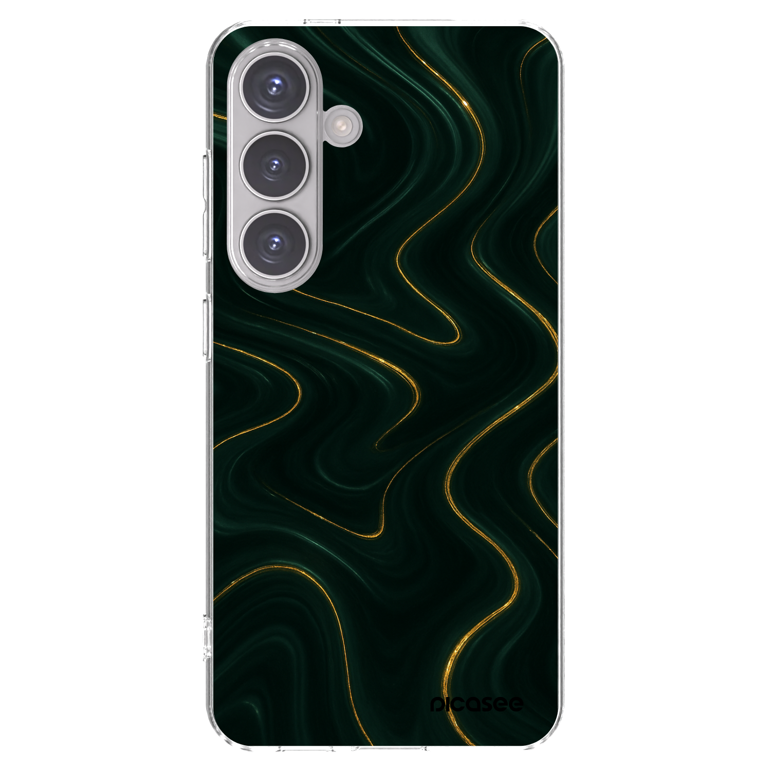 Picasee διαφανής θήκη σιλικόνης Samsung Galaxy S24 S921B 5G - Vawes
