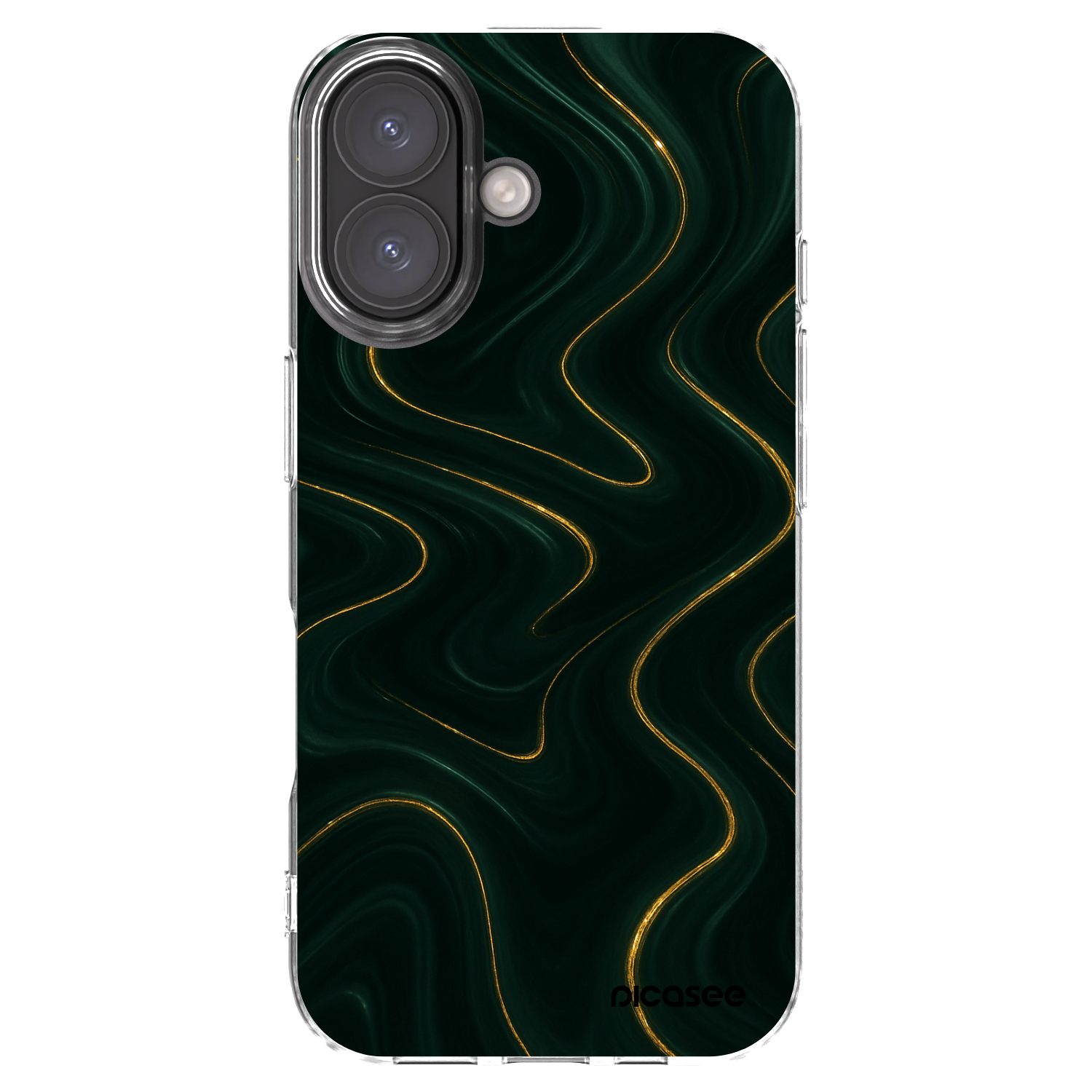 Picasee διαφανής θήκη σιλικόνης Apple iPhone 16 - Vawes