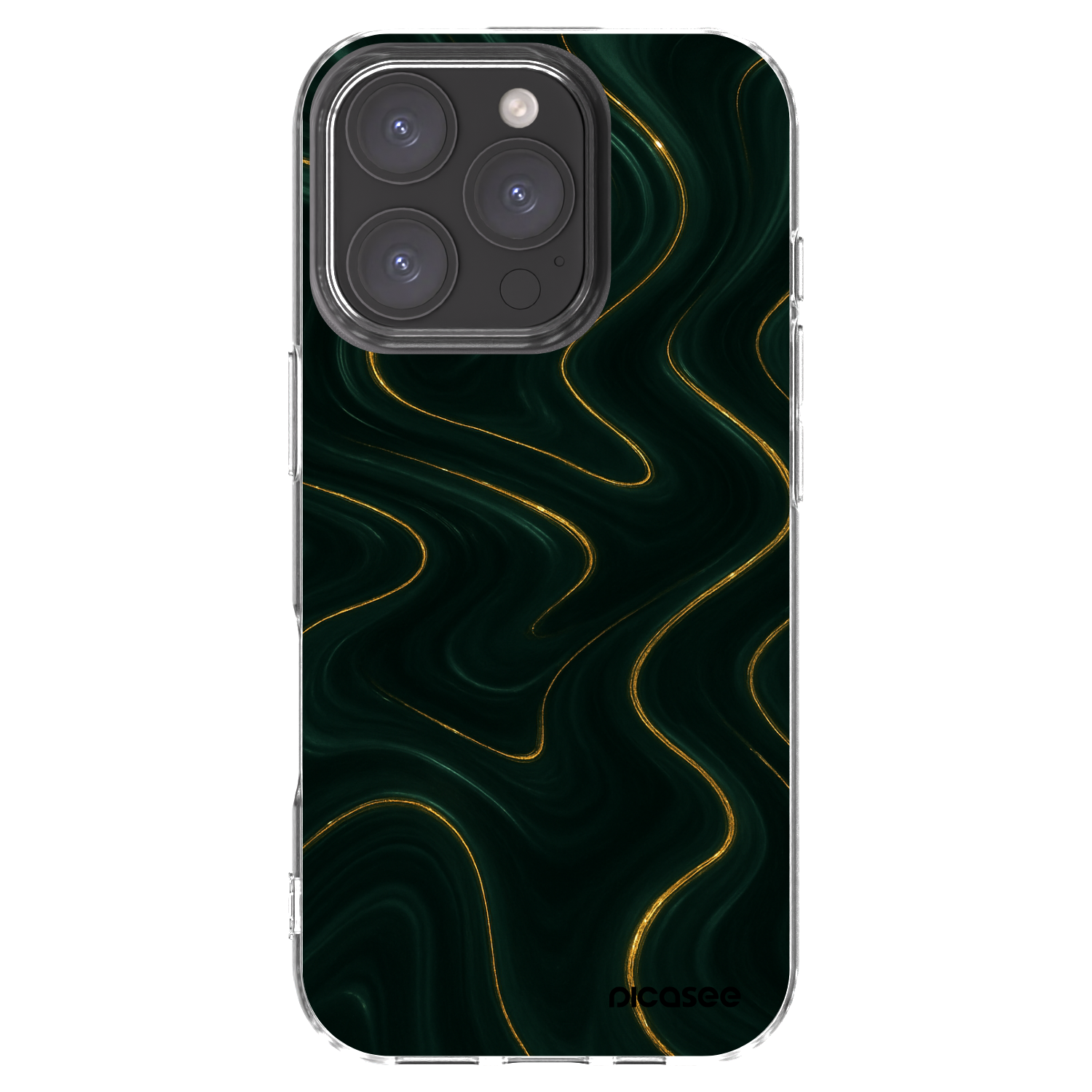 Picasee διαφανής θήκη σιλικόνης Apple iPhone 16 Pro - Vawes