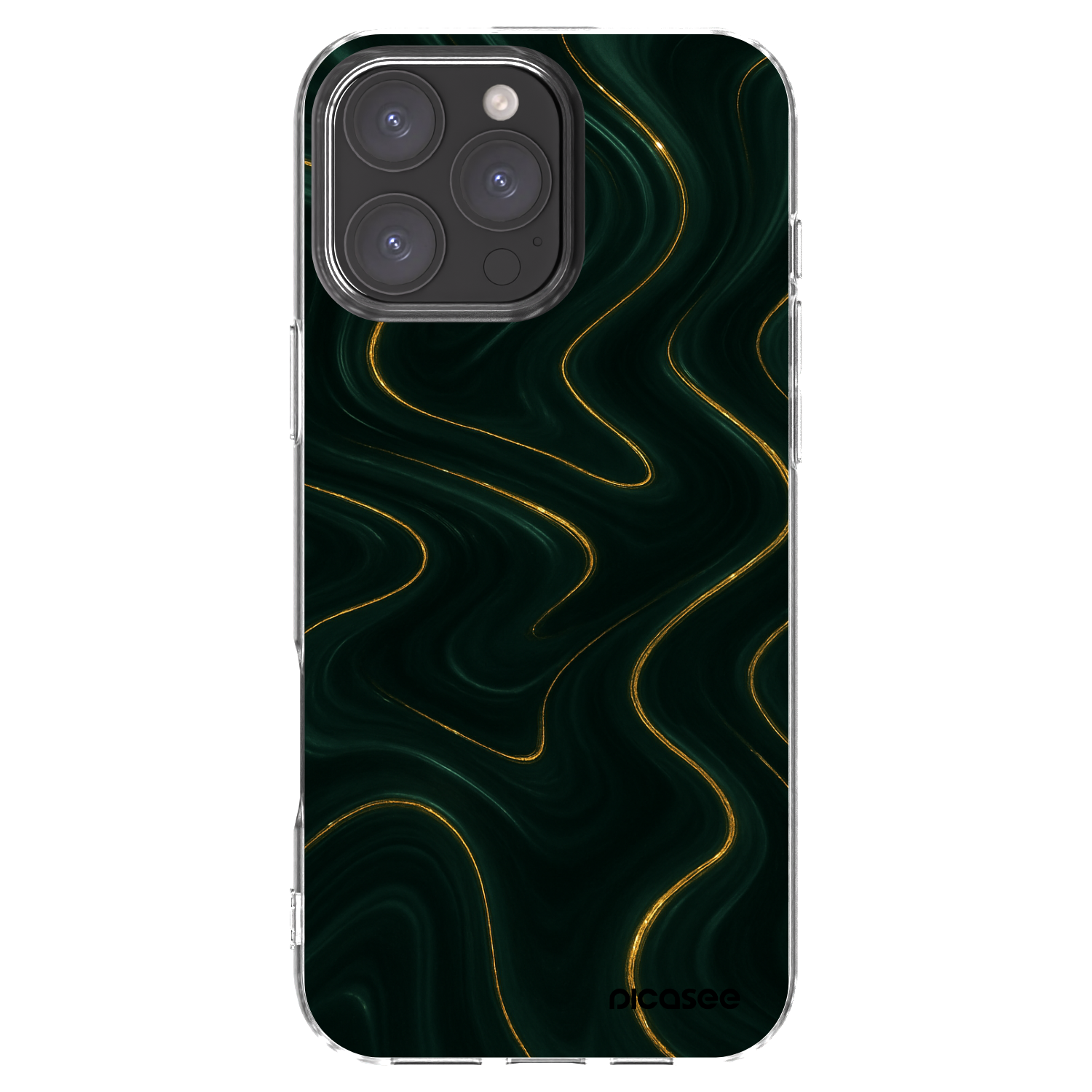 Picasee διαφανής θήκη σιλικόνης Apple iPhone 16 Pro Max - Vawes