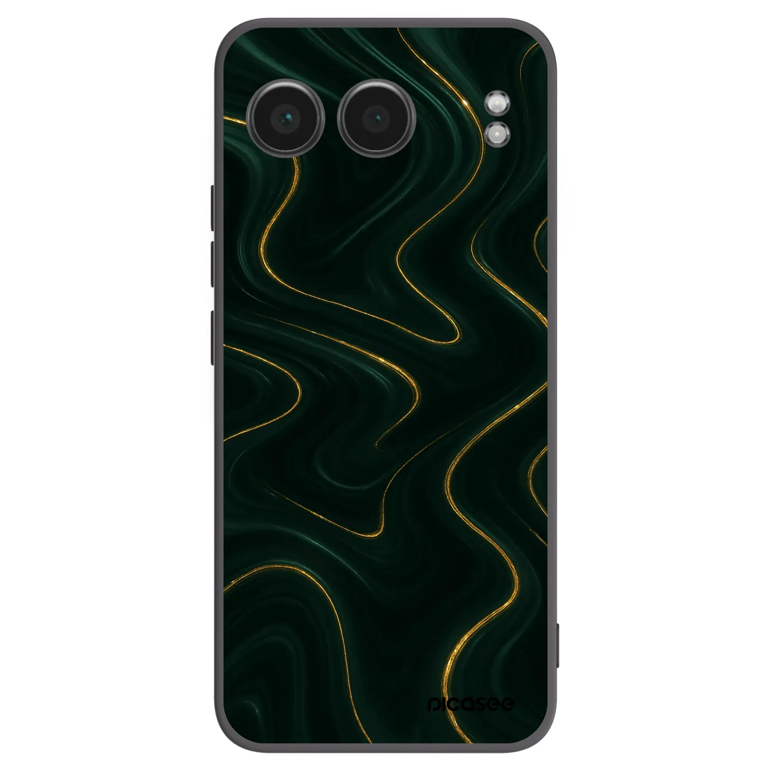 Picasee Μαύρη θήκη σιλικόνης για OnePlus Nord 4 - Vawes