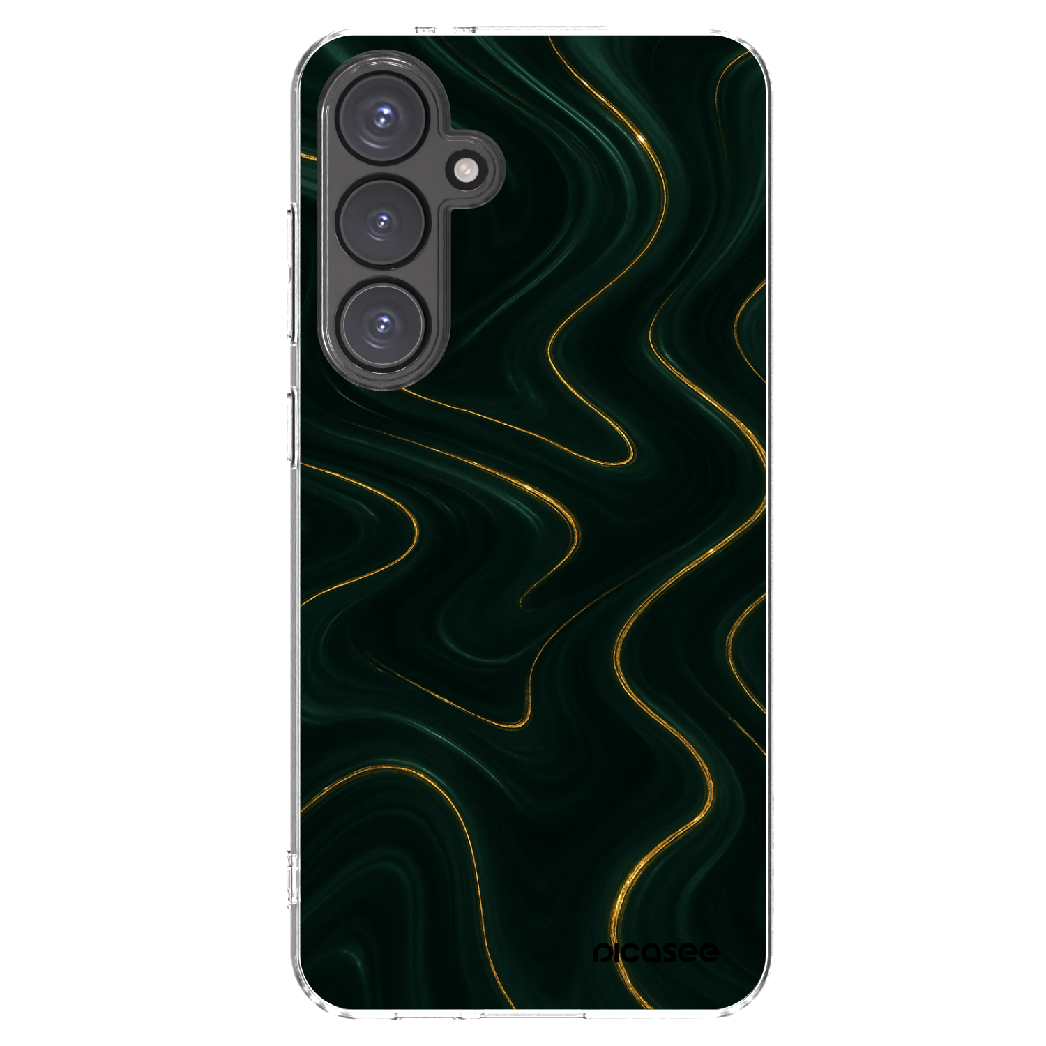 Picasee διαφανής θήκη σιλικόνης Samsung Galaxy S24 FE S721B - Vawes