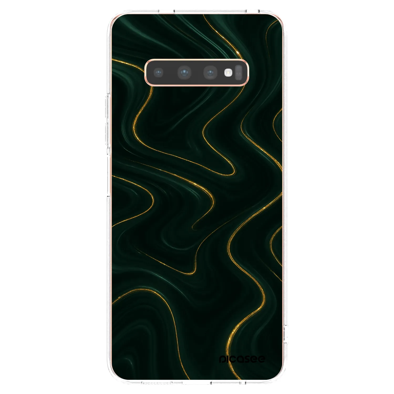 Picasee διαφανής θήκη σιλικόνης Samsung Galaxy S10 Plus G975 - Vawes