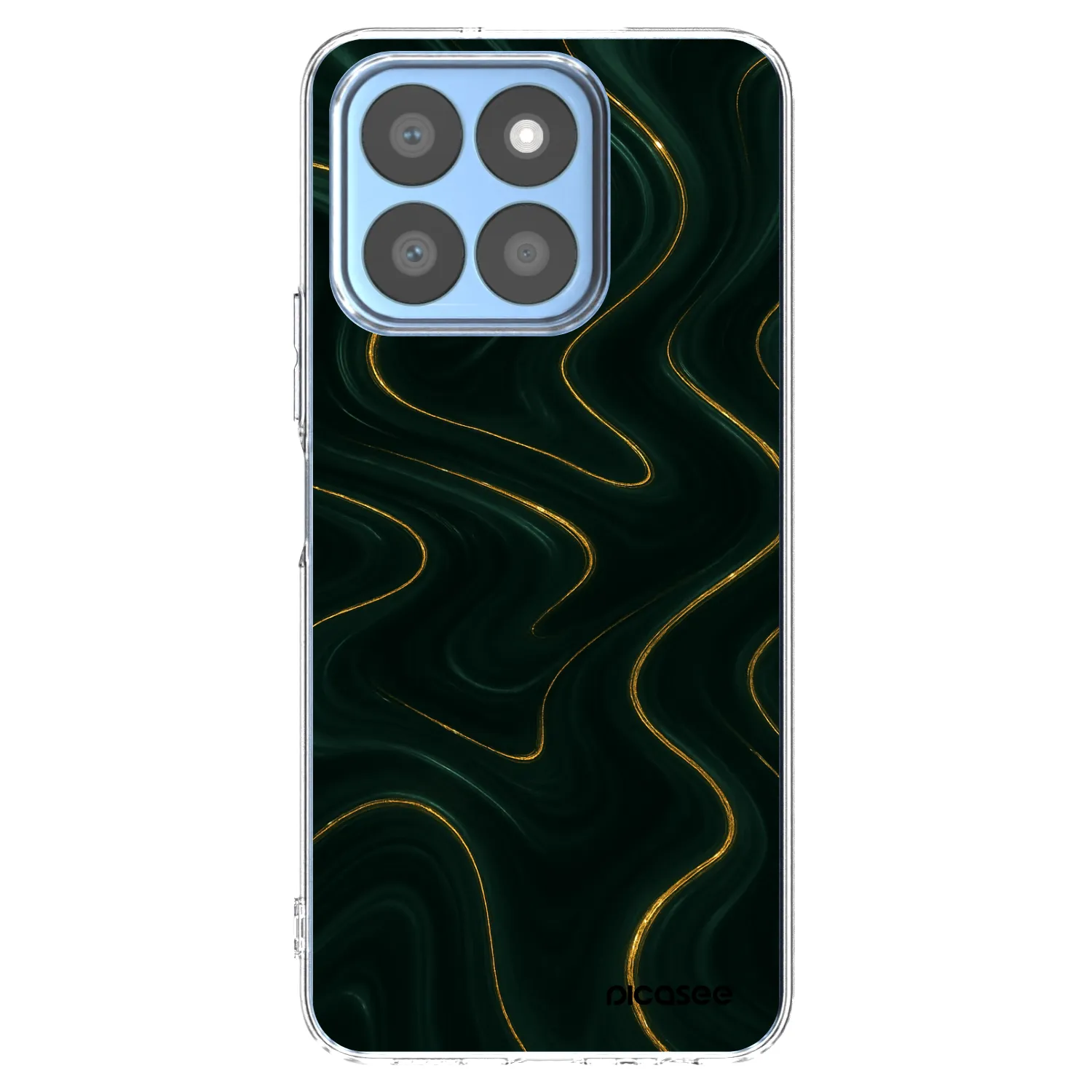 Picasee διαφανής θήκη σιλικόνης Honor X8c - Vawes