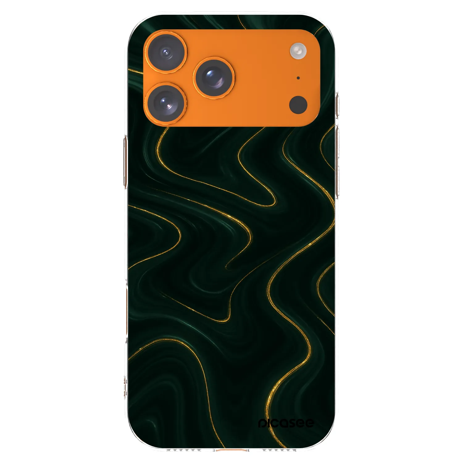 Picasee διαφανής θήκη σιλικόνης Apple iPhone 17 Pro Max - Vawes