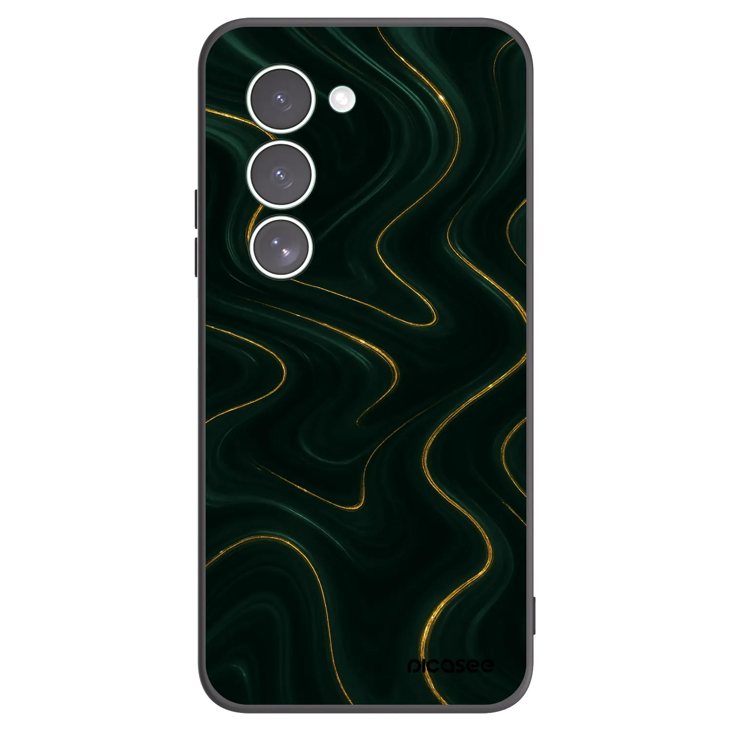 Picasee Μαύρη θήκη σιλικόνης για Xiaomi Redmi 15 5G - Vawes