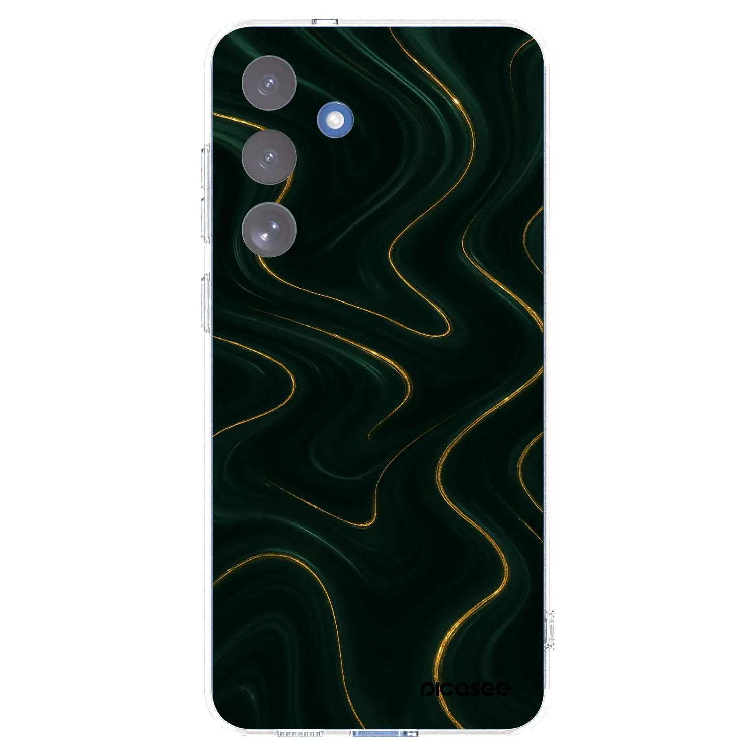 Picasee διαφανής θήκη σιλικόνης Samsung Galaxy S25 FE 5G - Vawes