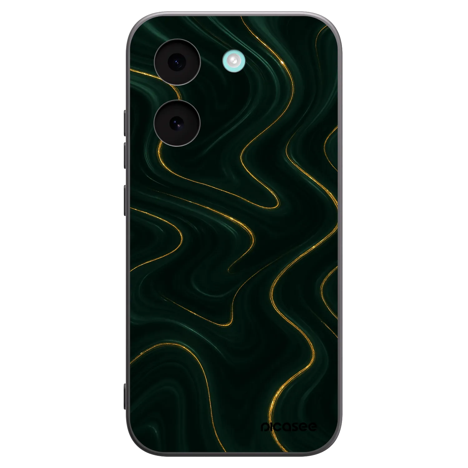 Picasee Μαύρη θήκη σιλικόνης για Xiaomi Poco X8 Pro - Vawes