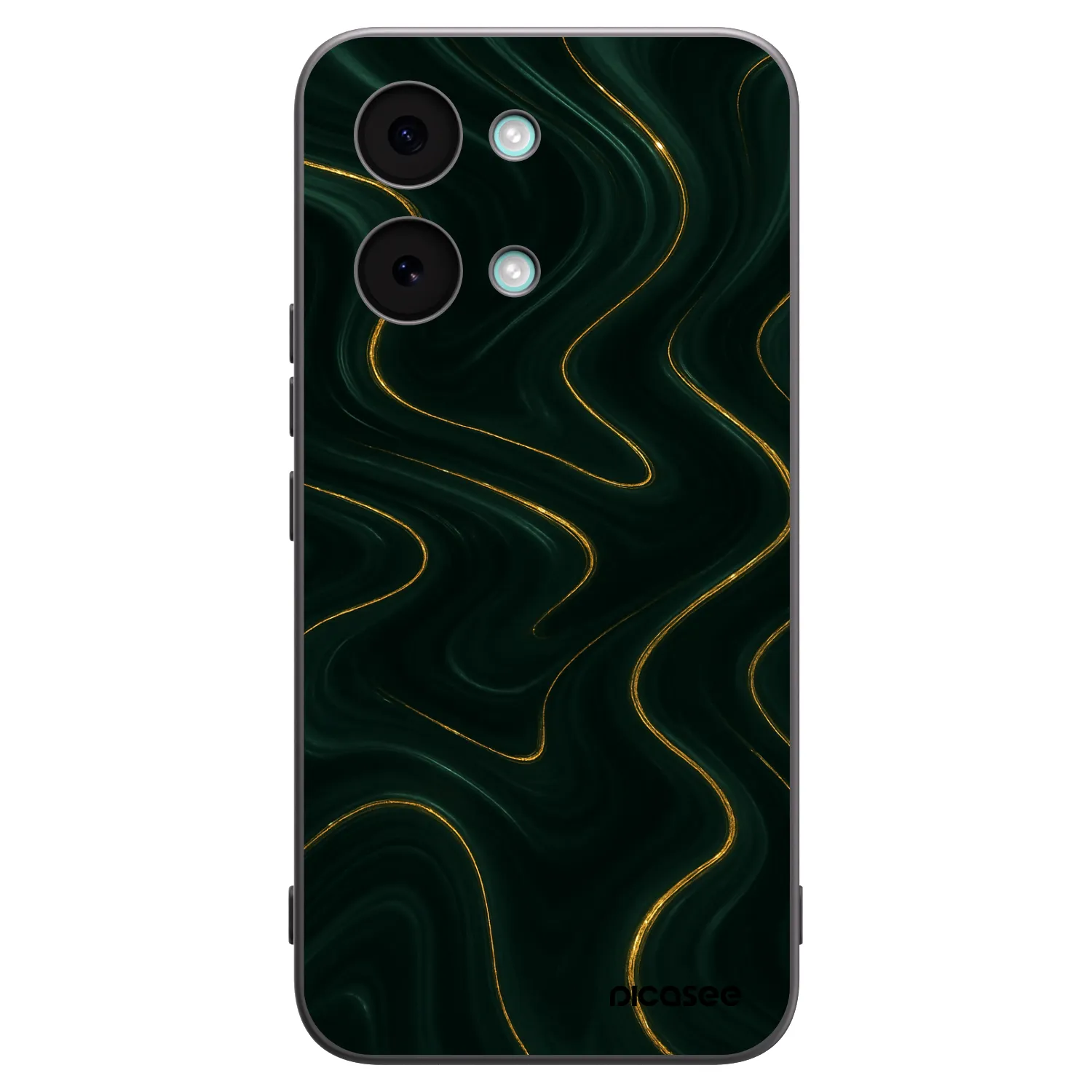 Picasee Μαύρη θήκη σιλικόνης για Xiaomi Poco X8 Pro Max - Vawes