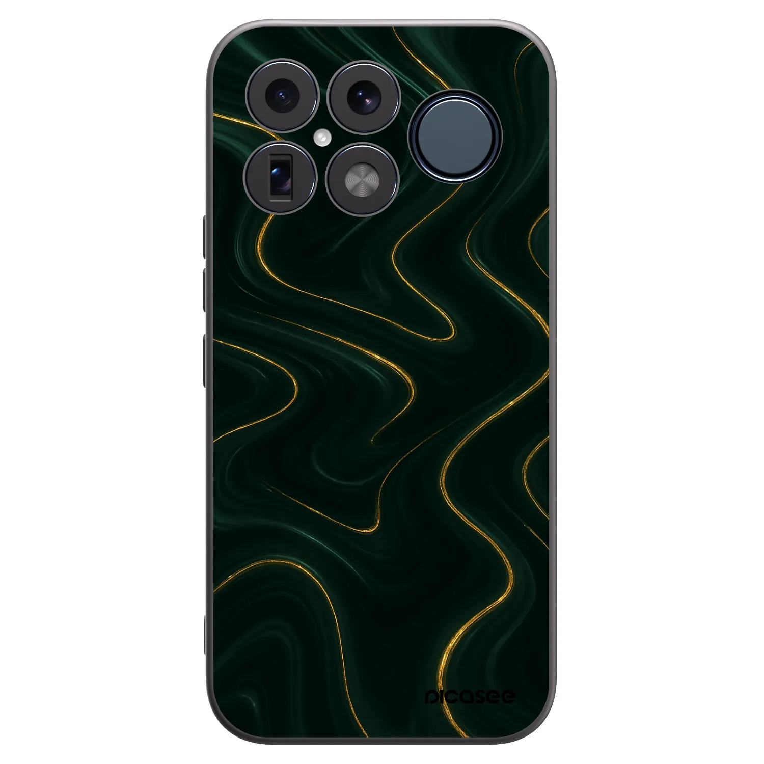 Picasee Μαύρη θήκη σιλικόνης για Xiaomi Poco F8 Ultra - Vawes