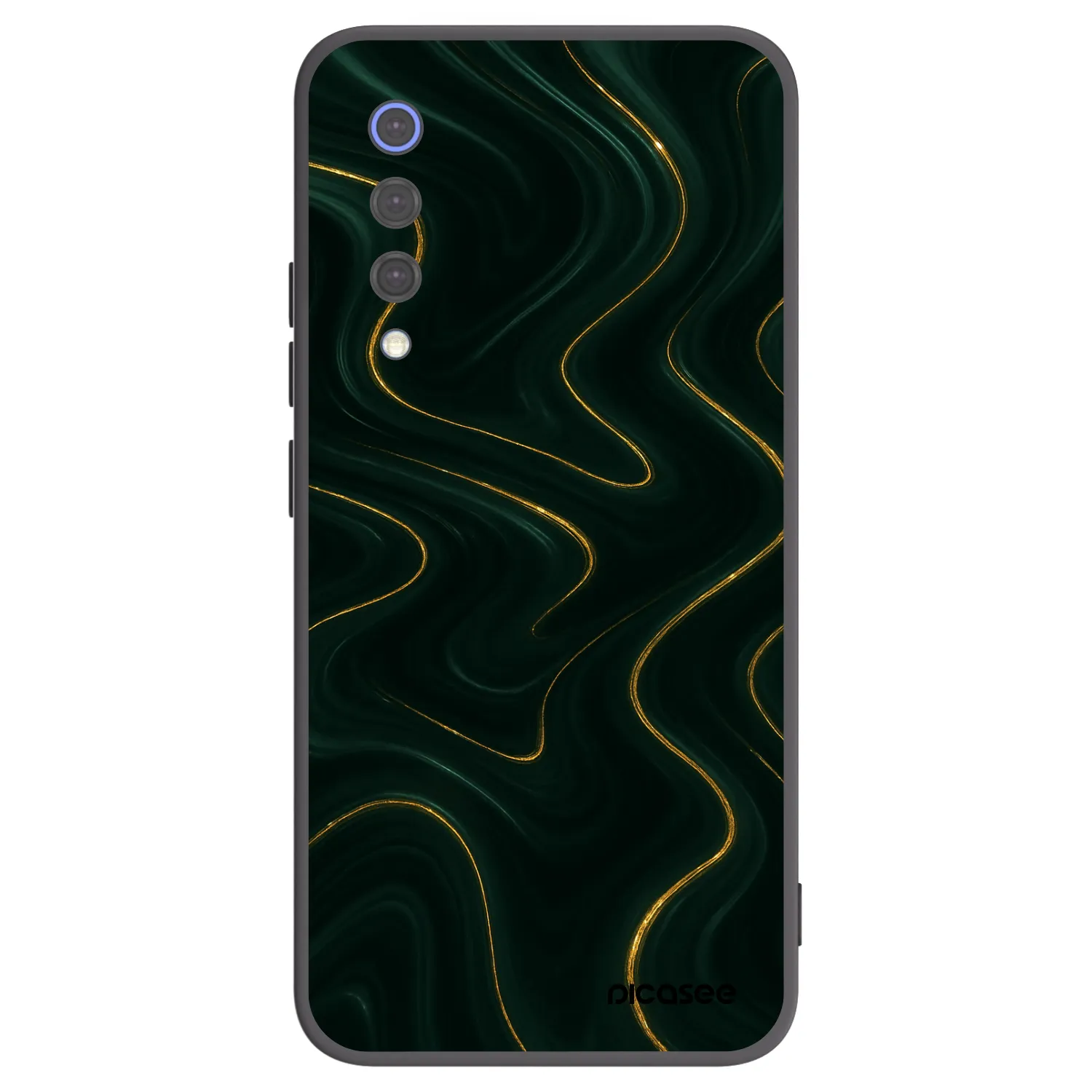 Picasee Μαύρη θήκη σιλικόνης για Xiaomi Mi 9 SE - Vawes