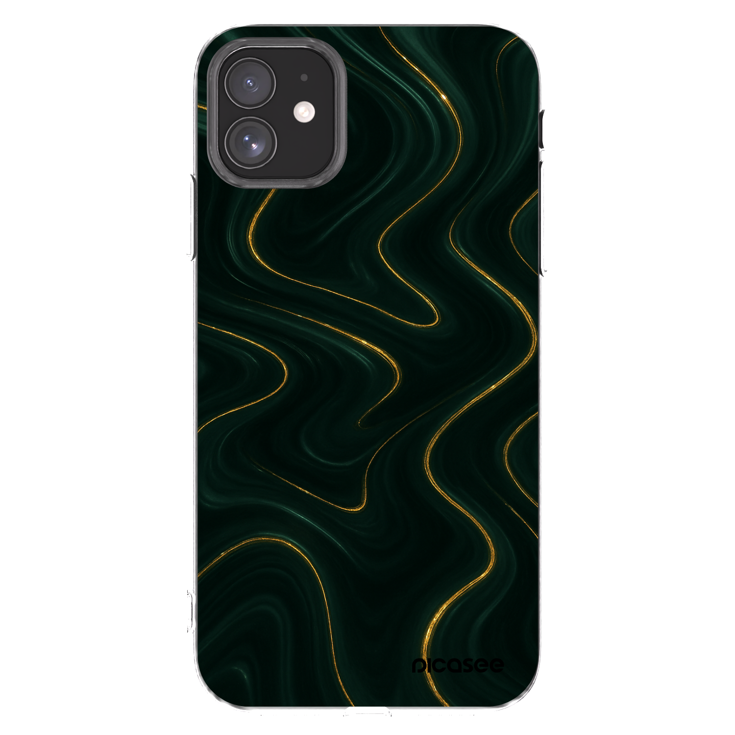 Picasee διαφανής θήκη σιλικόνης Apple iPhone 11 - Vawes