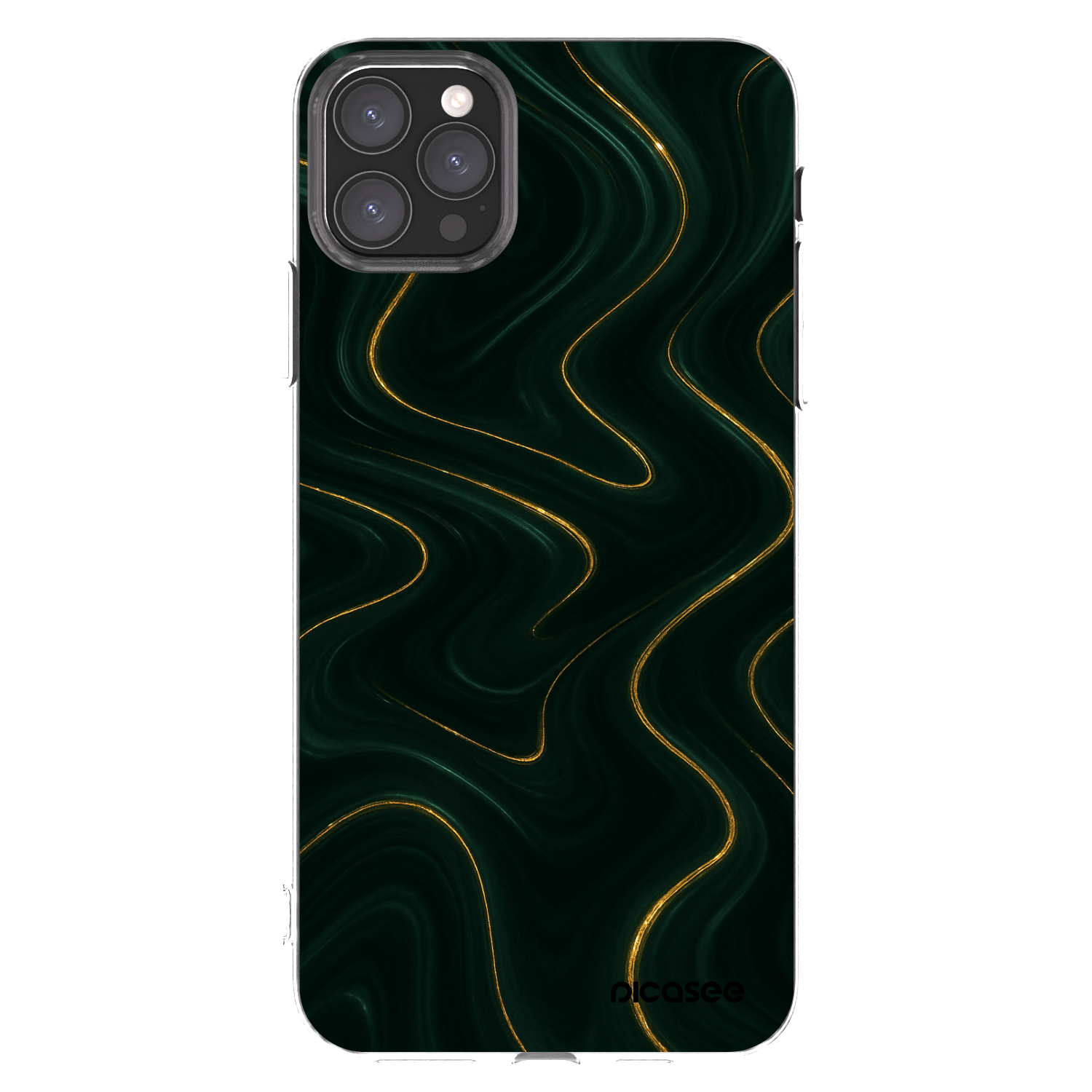 Picasee διαφανής θήκη σιλικόνης Apple iPhone 11 Pro Max - Vawes