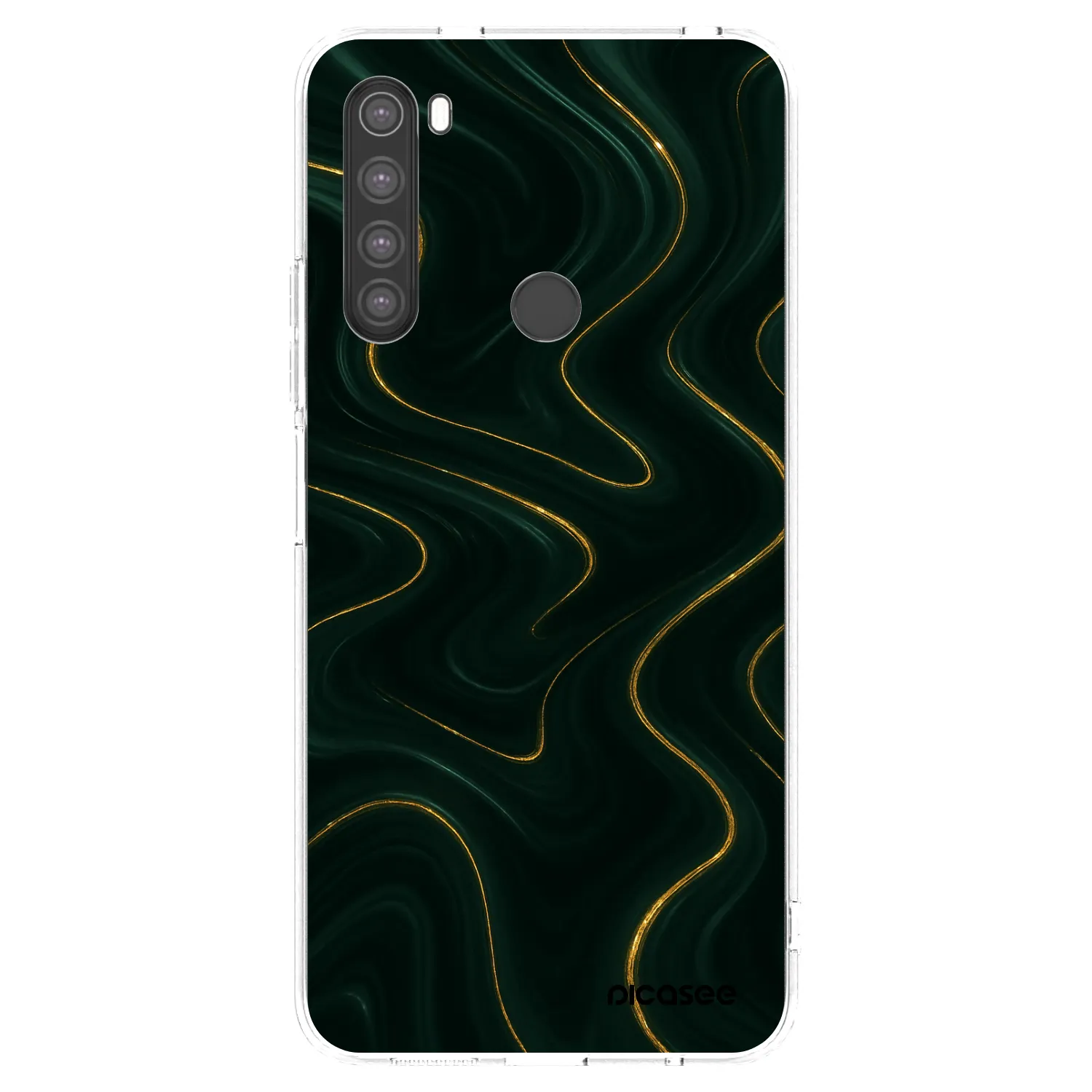 Picasee διαφανής θήκη σιλικόνης Xiaomi Redmi Note 8 - Vawes