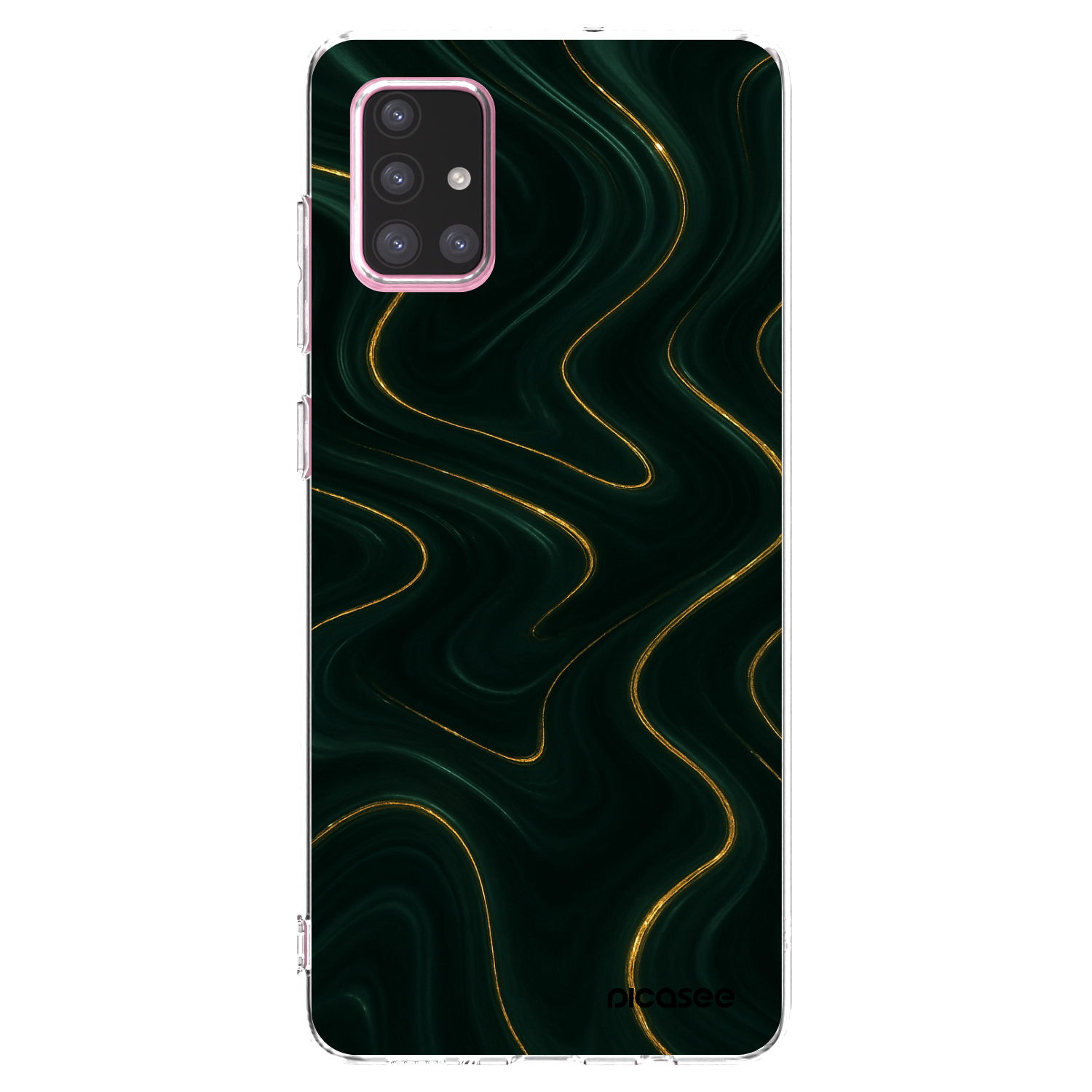 Picasee διαφανής θήκη σιλικόνης Samsung Galaxy A71 A715F - Vawes