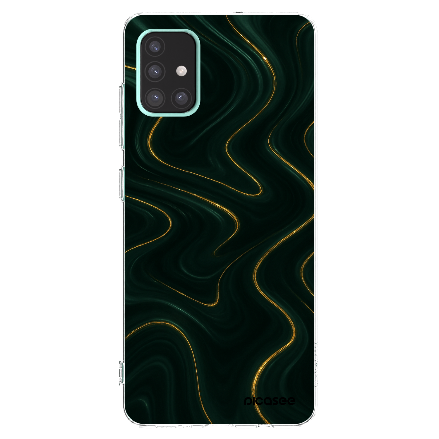 Picasee διαφανής θήκη σιλικόνης Samsung Galaxy A51 A515F - Vawes