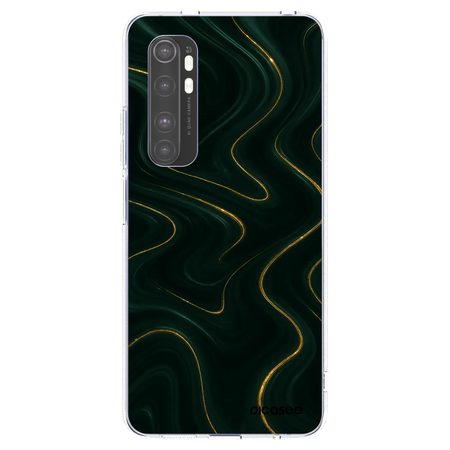 Picasee διαφανής θήκη σιλικόνης Xiaomi Mi Note 10 Lite - Vawes