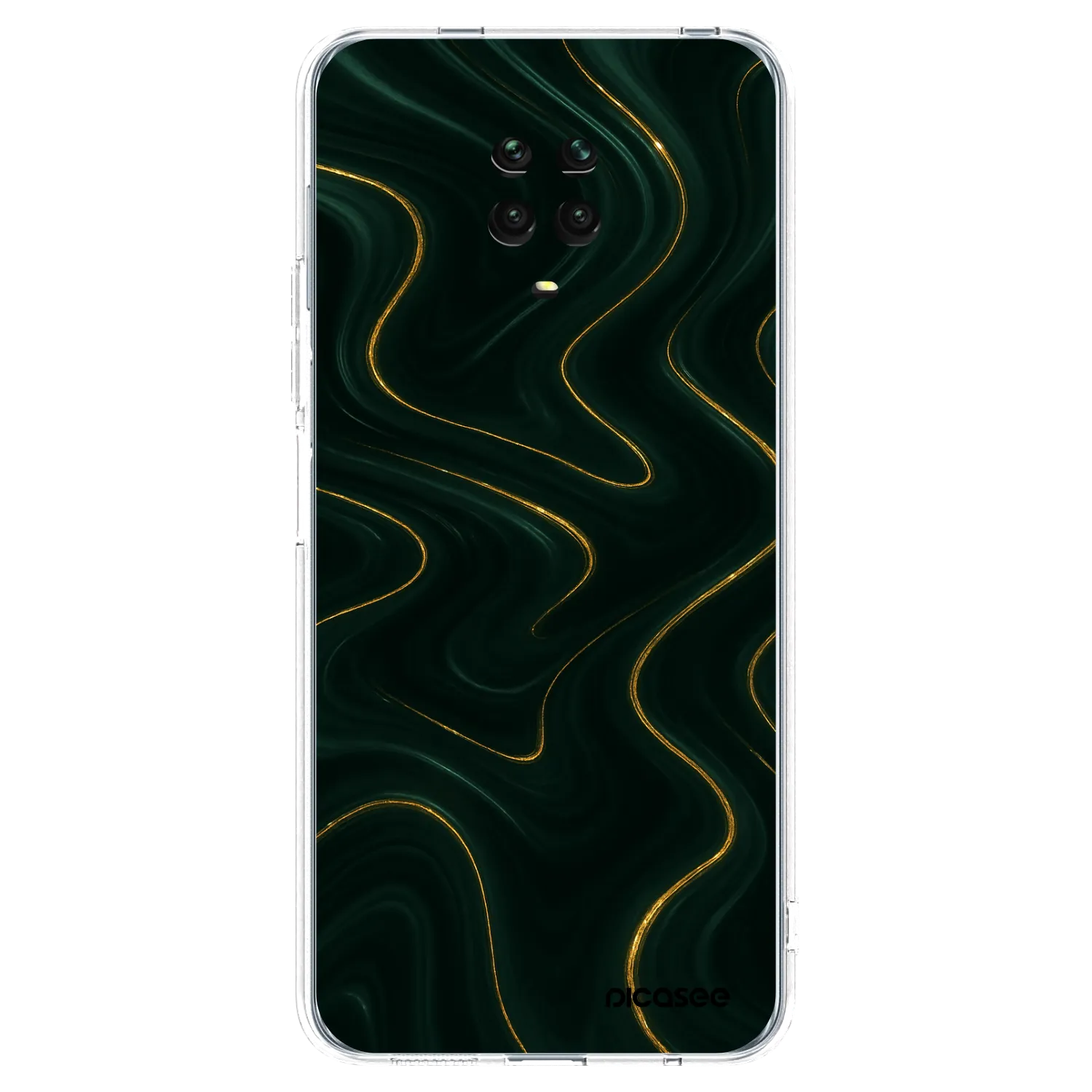 Picasee διαφανής θήκη σιλικόνης Xiaomi Redmi Note 9S - Vawes