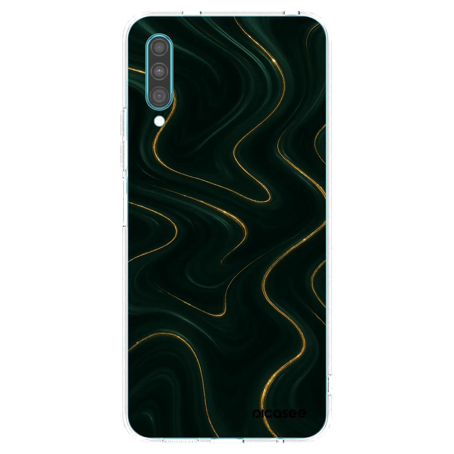 Picasee διαφανής θήκη σιλικόνης Samsung Galaxy A30s A307F - Vawes