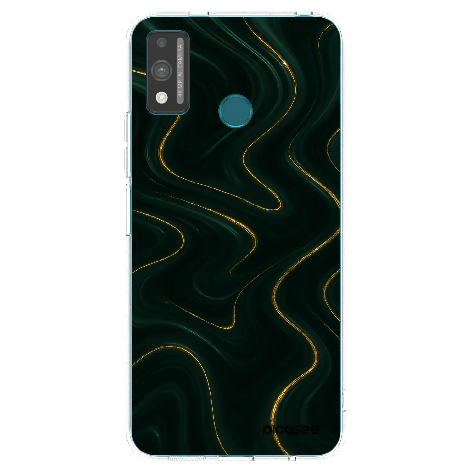 Picasee διαφανής θήκη σιλικόνης Honor 9X Lite - Vawes