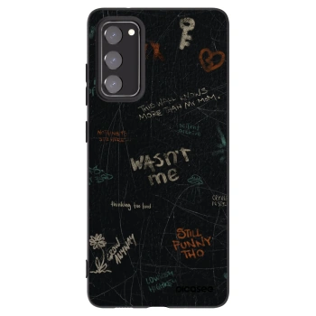 Picasee Μαύρη θήκη σιλικόνης για Samsung Galaxy S20 FE - CONFESSION