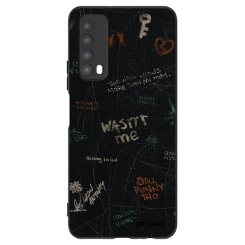 Picasee Μαύρη θήκη σιλικόνης για Huawei P Smart 2021 - CONFESSION