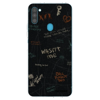 Picasee διαφανής θήκη σιλικόνης Samsung Galaxy M11 - CONFESSION